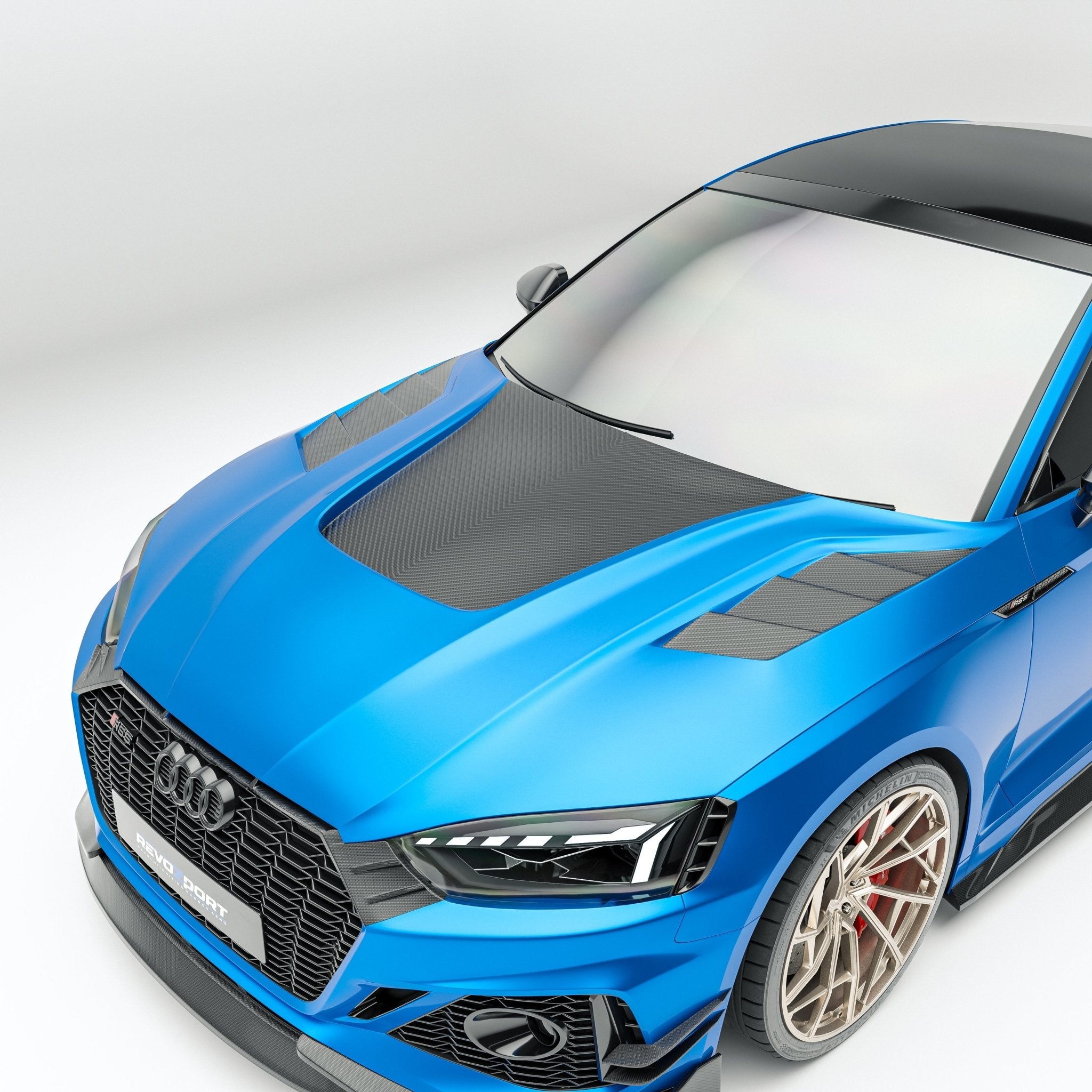 REVOZPORT - AUDI RS5 B9.5 CARBON FIBRE BONNET / HOOD - Aero Carbon UK