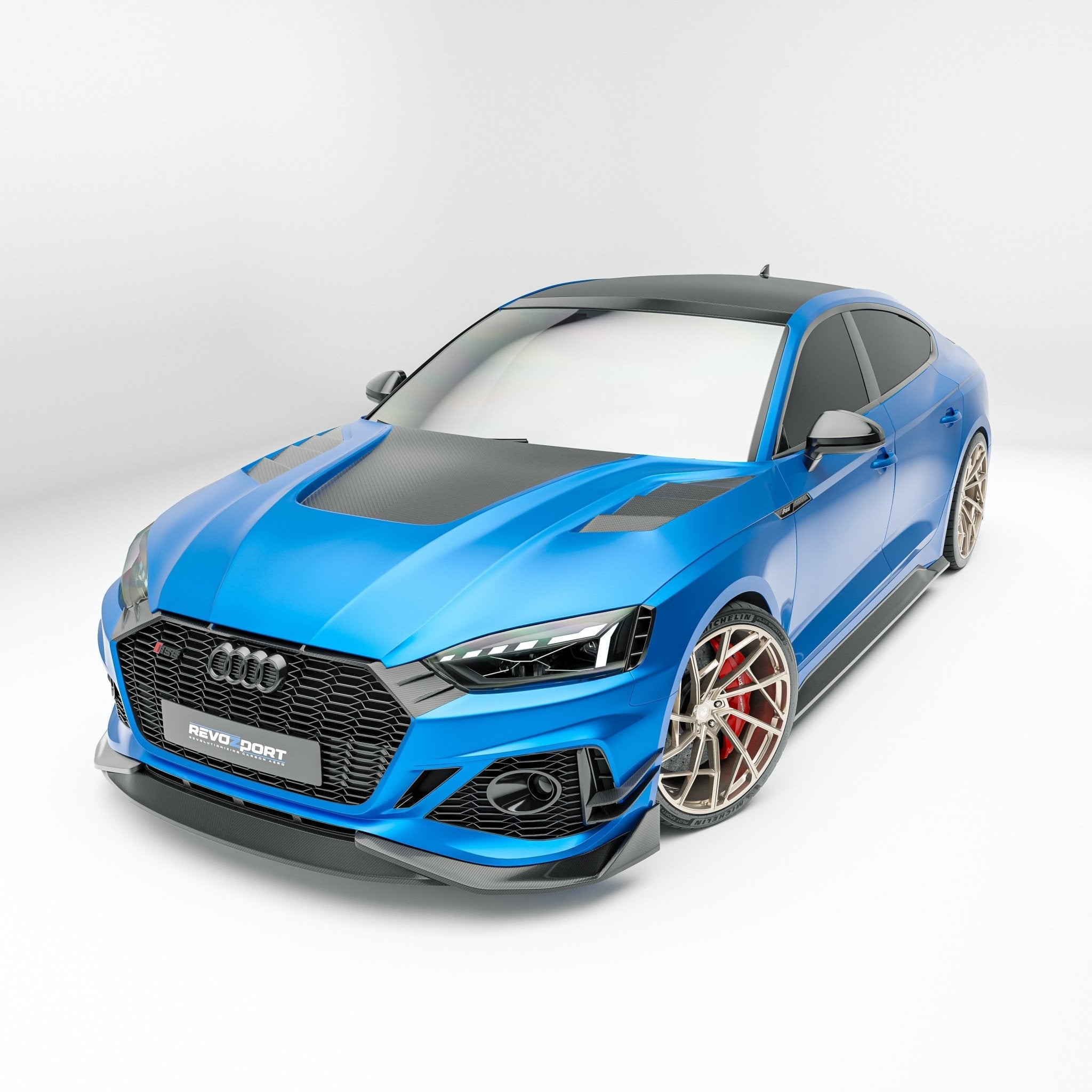 REVOZPORT - AUDI RS5 B9.5 CARBON FIBRE BONNET / HOOD - Aero Carbon UK