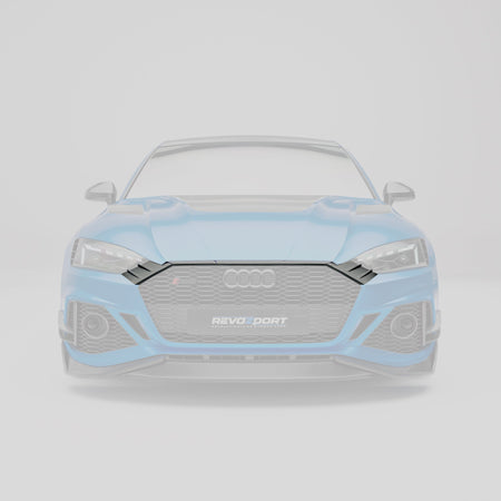 REVOZPORT - AUDI RS5 B9.5 CARBON FIBRE FRONT GRILLE TRIM - Aero Carbon UK