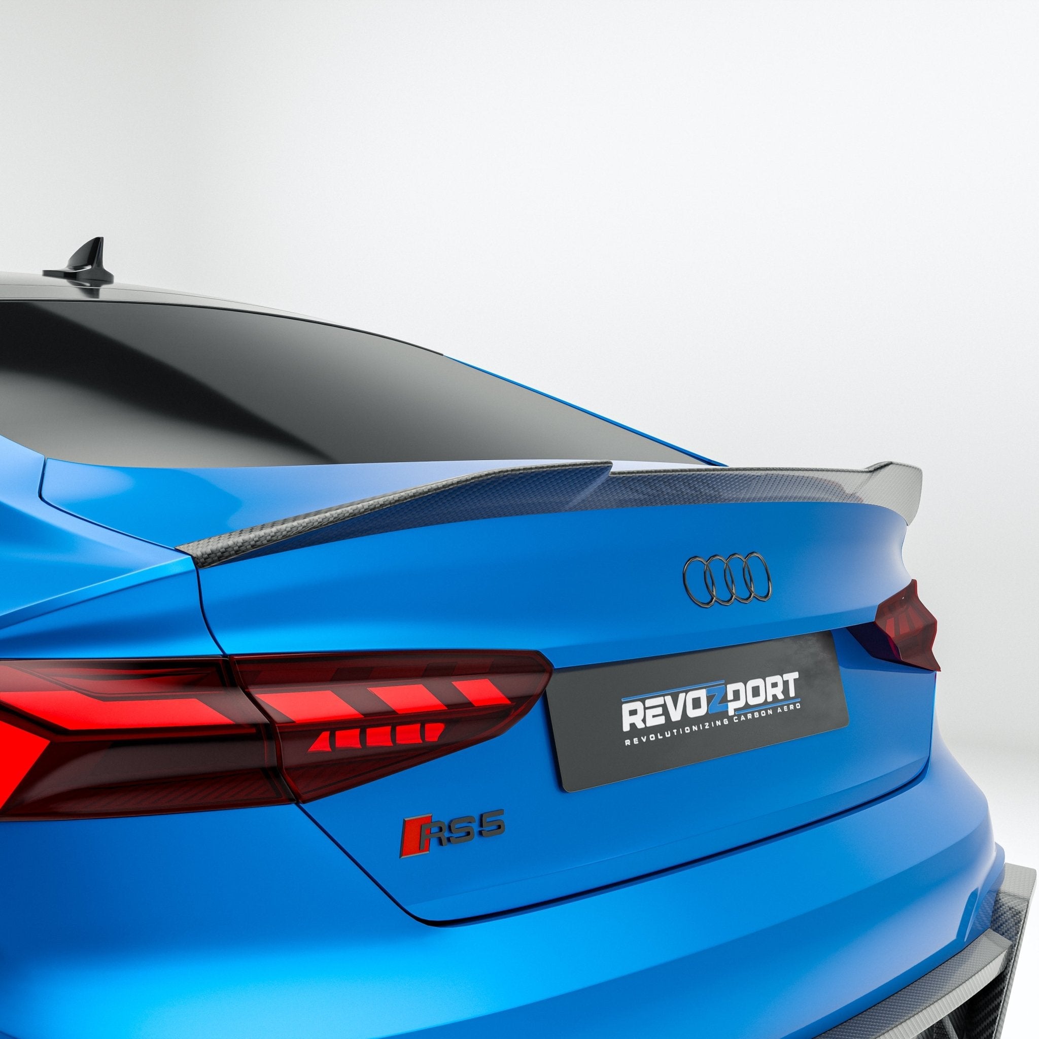 REVOZPORT - AUDI RS5 B9.5 SPORTBACK CARBON FIBRE REAR SPOILER - Aero Carbon UK