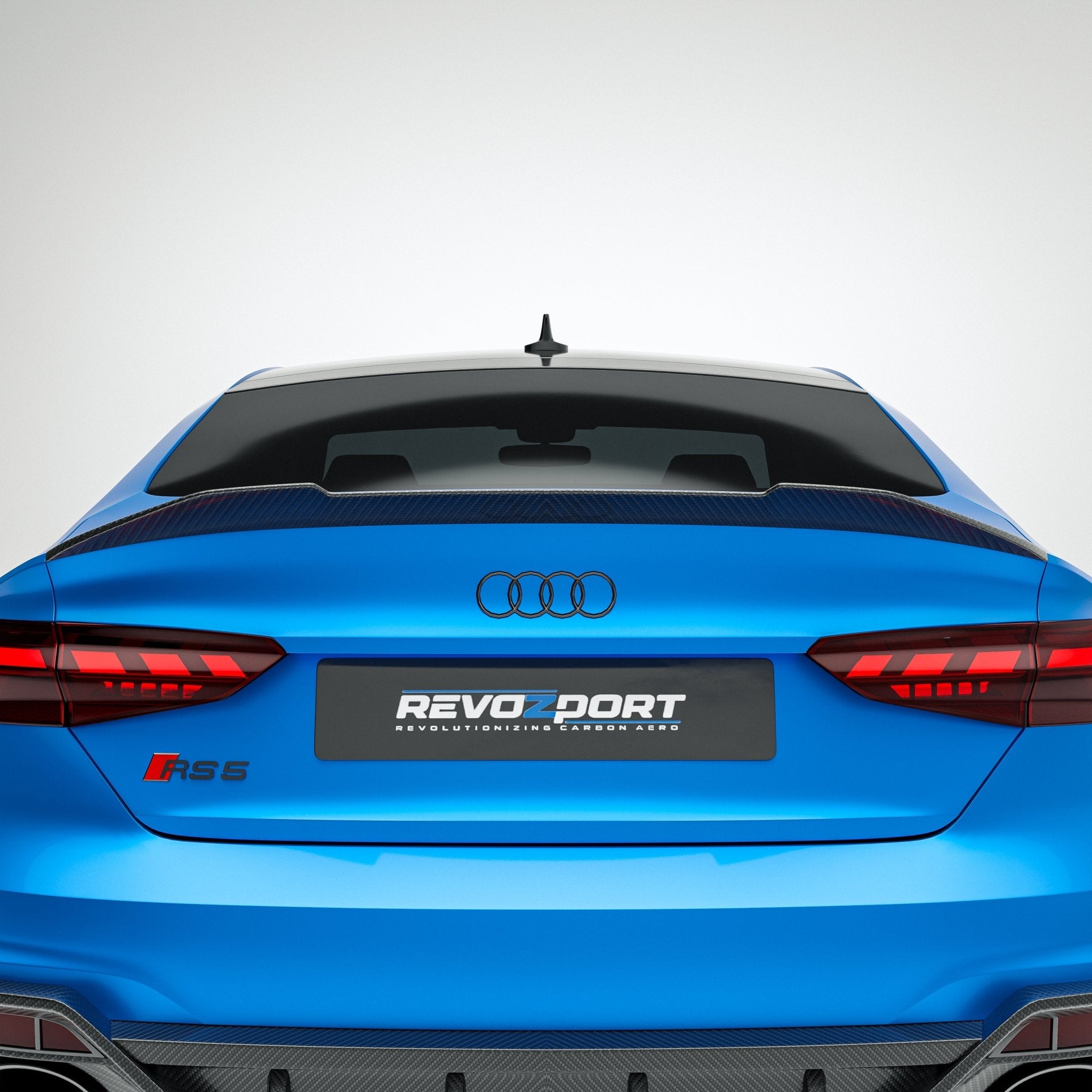 REVOZPORT - AUDI RS5 B9.5 SPORTBACK CARBON FIBRE REAR SPOILER - Aero Carbon UK