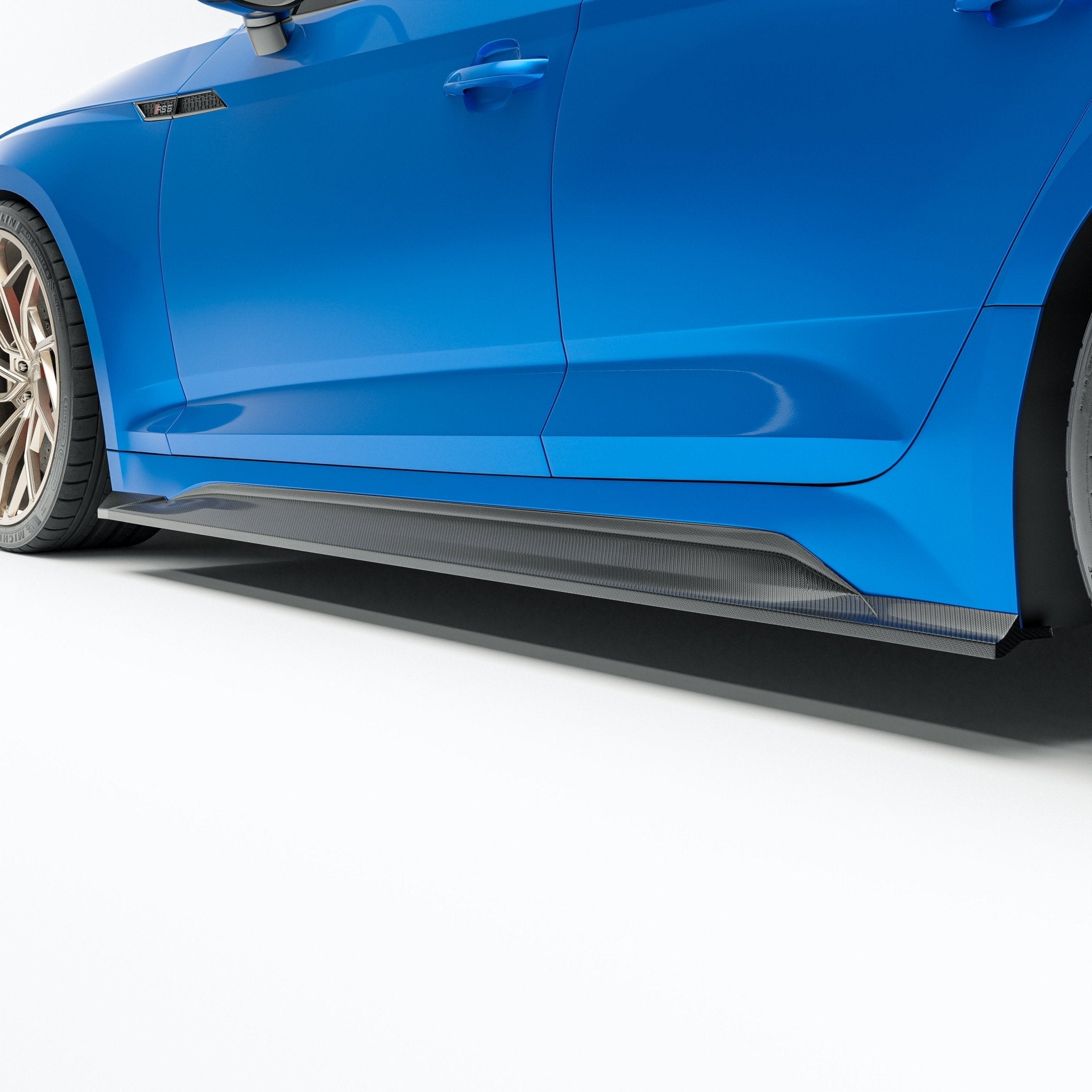 REVOZPORT - AUDI RS5 B9.5 SPORTBACK CARBON FIBRE SIDE SKIRTS - Aero Carbon UK