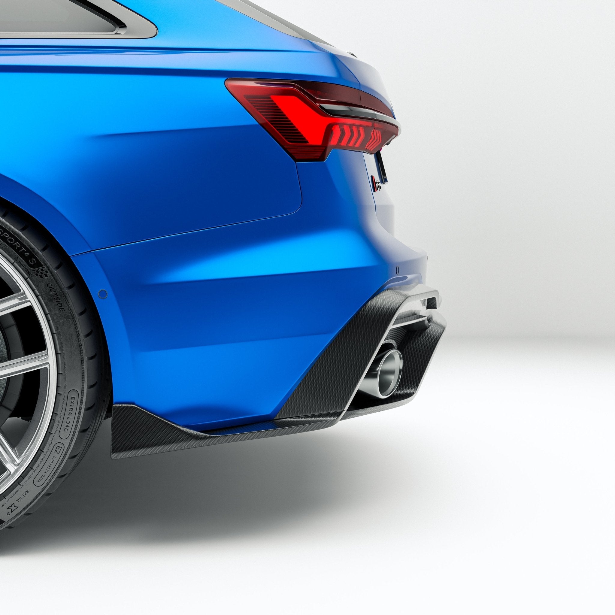 REVOZPORT - AUDI RS6 C8 DRY CARBON FIBER REAR DIFFUSER - Aero Carbon UK