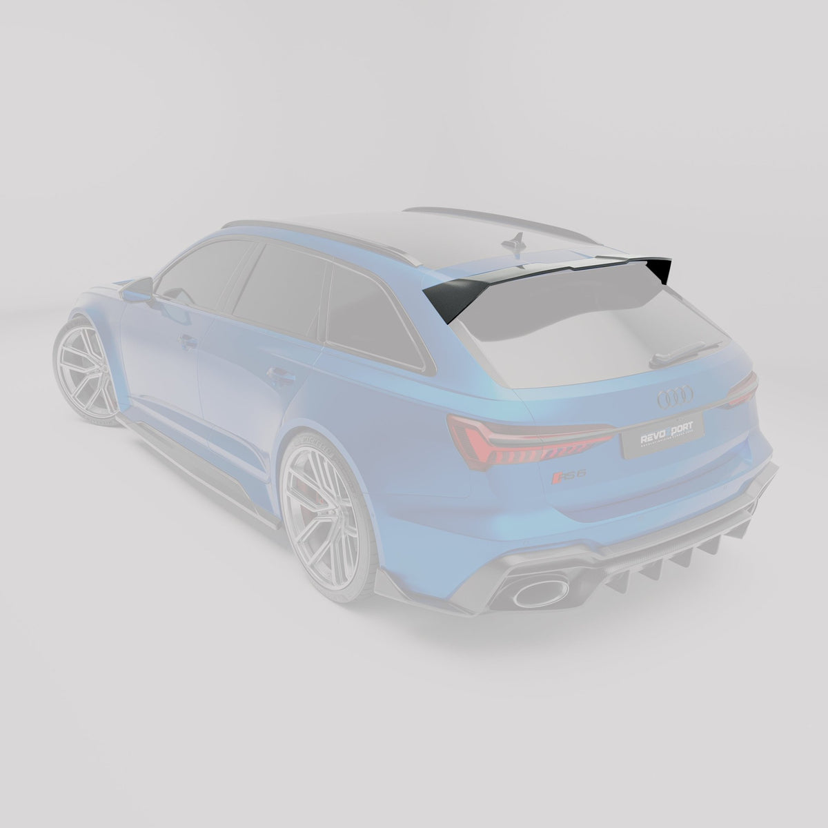 REVOZPORT - AUDI RS6 C8 DRY CARBON FIBER ROOF SPOILER - Aero Carbon UK