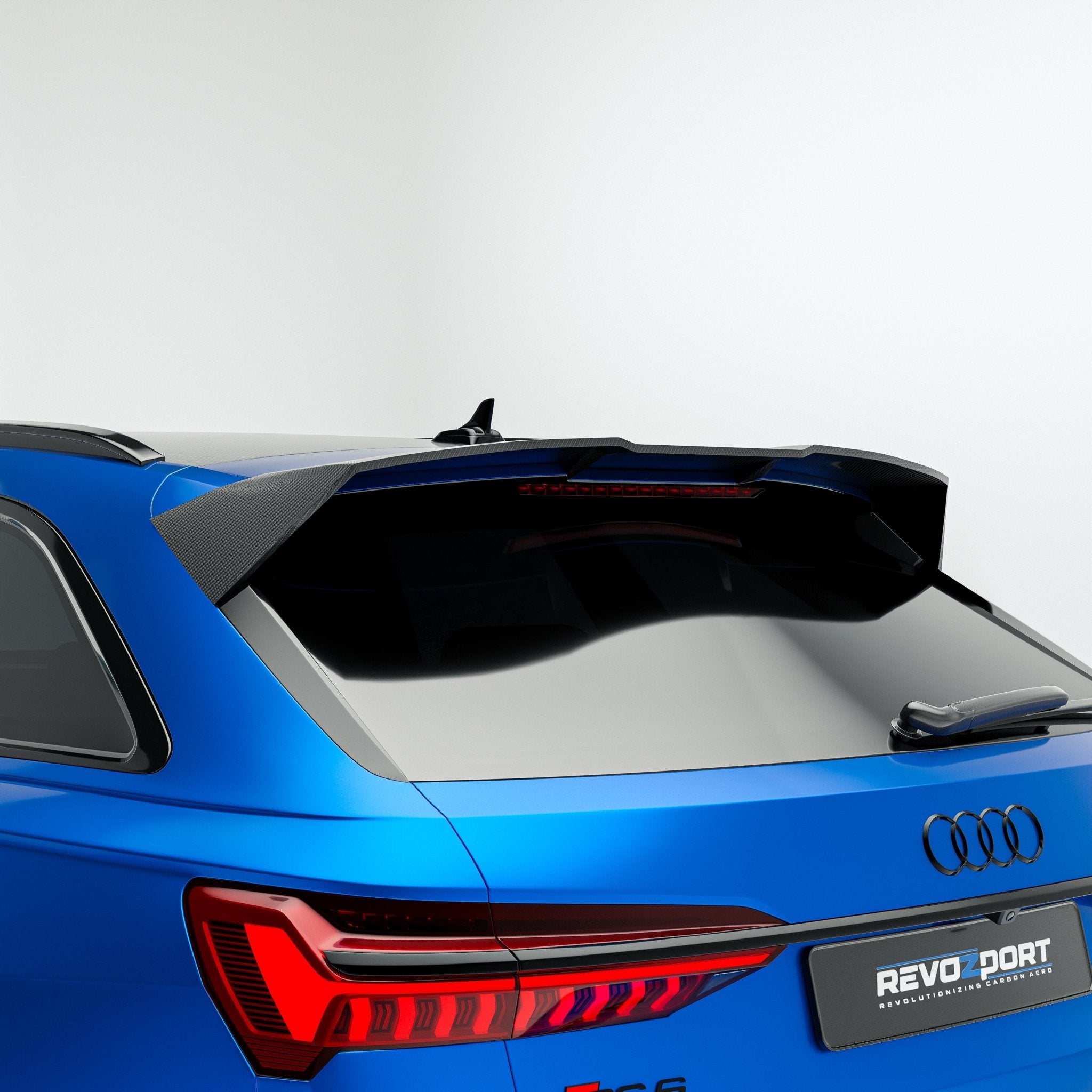 REVOZPORT - AUDI RS6 C8 DRY CARBON FIBER ROOF SPOILER - Aero Carbon UK