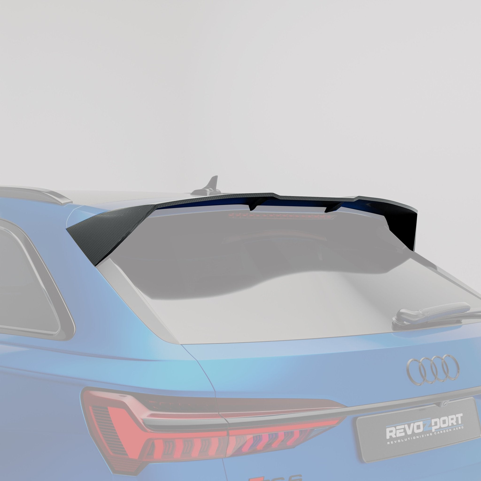 REVOZPORT - AUDI RS6 C8 DRY CARBON FIBER ROOF SPOILER - Aero Carbon UK