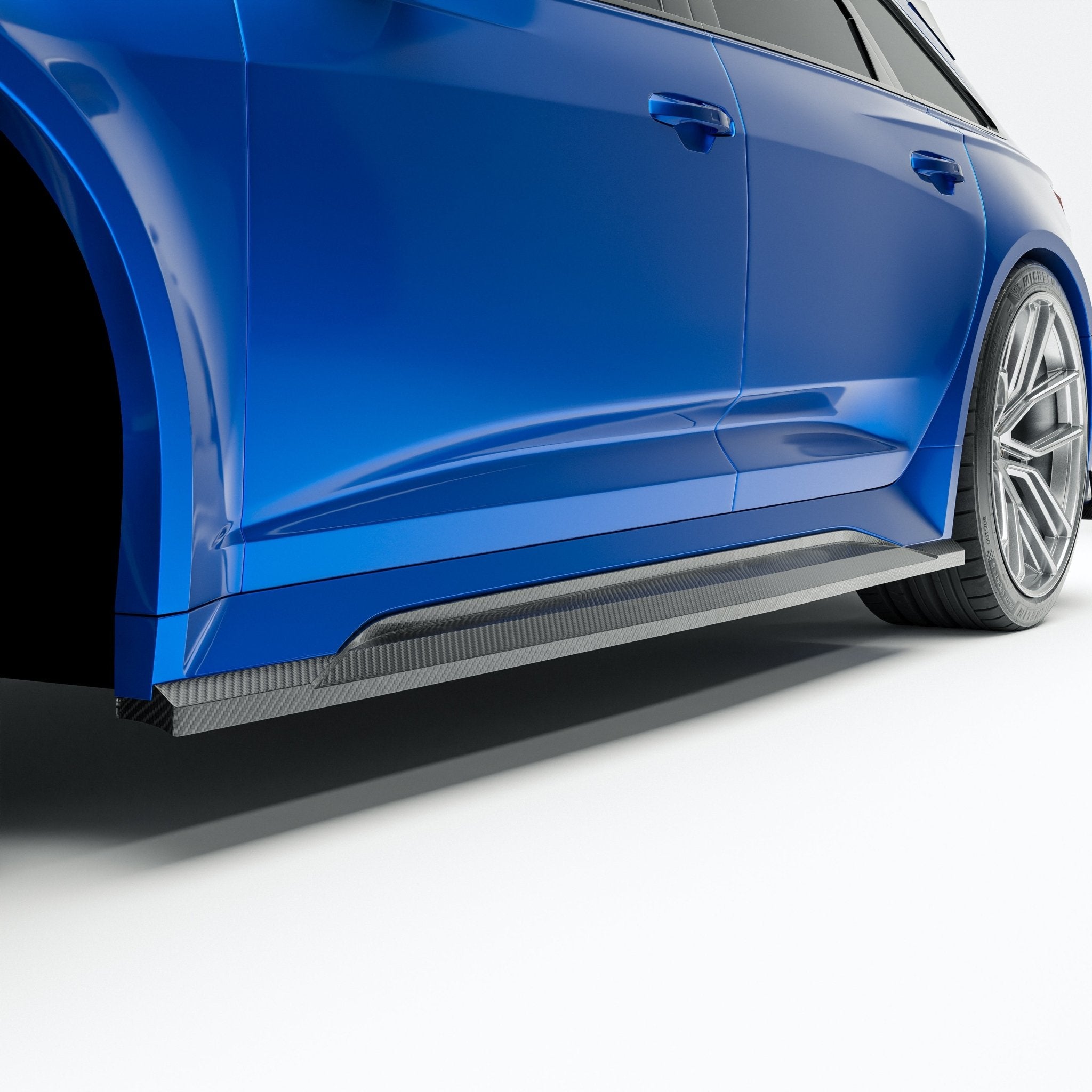 REVOZPORT - AUDI RS6 C8 DRY CARBON FIBER SIDE SKIRTS - Aero Carbon UK