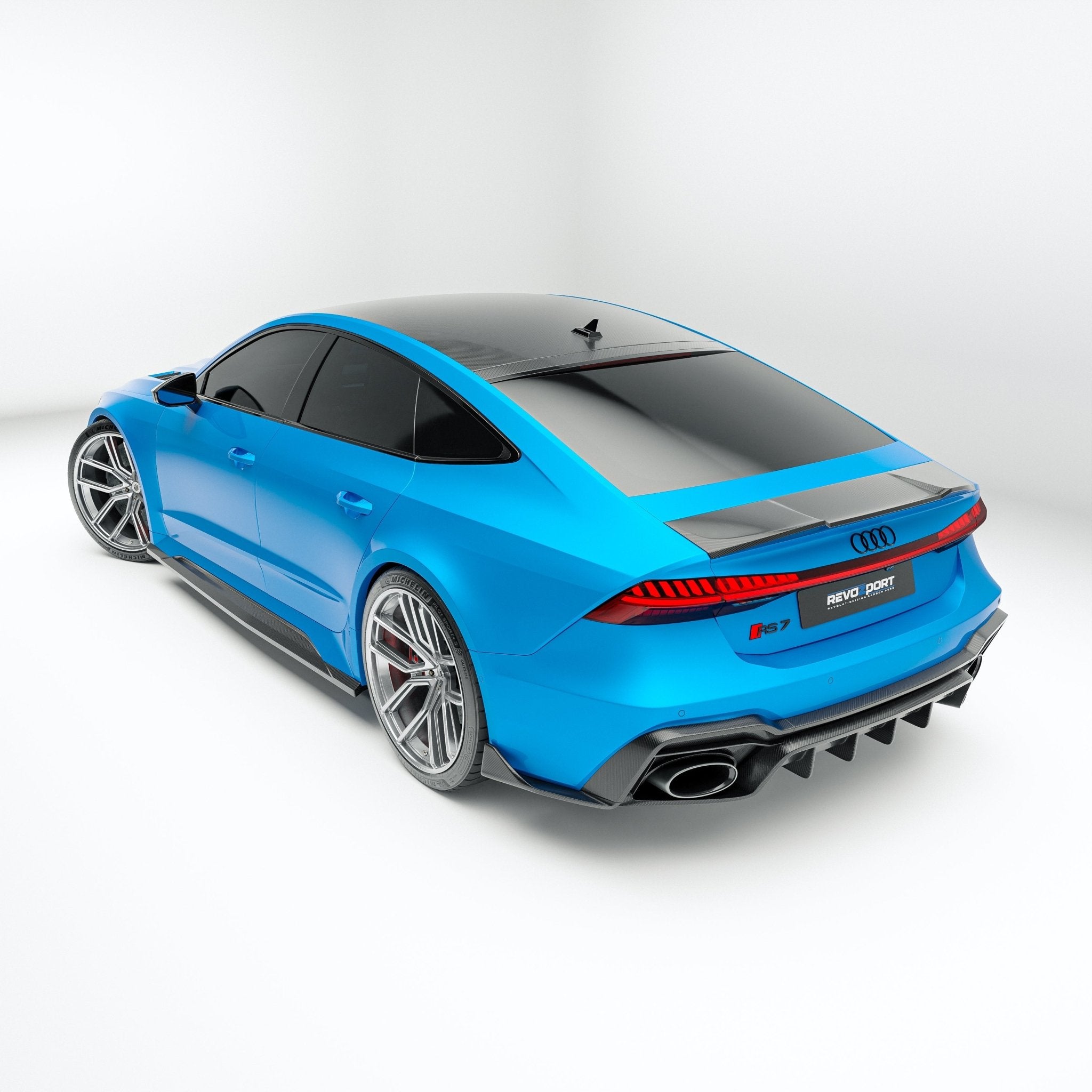 Audi R7 Body Kit REVOZPORT - AUDI RS7 C8 DRY CARBON FIBER BODY KIT – Aero Carbon UK