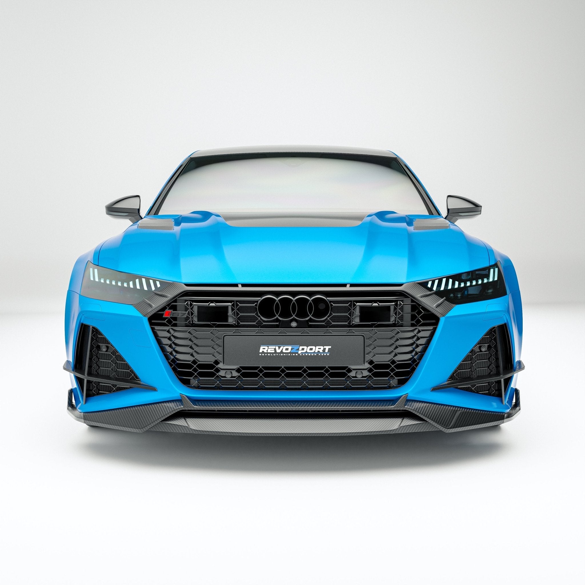 REVOZPORT - AUDI RS7 C8 DRY CARBON FIBER BONNET HOOD - Aero Carbon UK