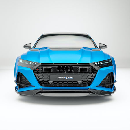 REVOZPORT - AUDI RS7 C8 DRY CARBON FIBER BONNET HOOD - Aero Carbon UK