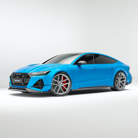 REVOZPORT - AUDI RS7 C8 DRY CARBON FIBER FRONT LIP - Aero Carbon UK