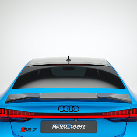 REVOZPORT - AUDI RS7 C8 DRY CARBON FIBER REAR SPOILER - Aero Carbon UK
