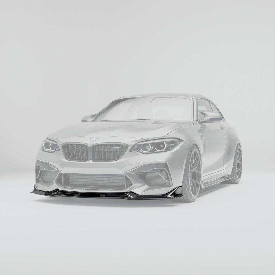 REVOZPORT - BMW M2 COMPETITION F87 CARBON FIBER FRONT LIP - Aero Carbon UK
