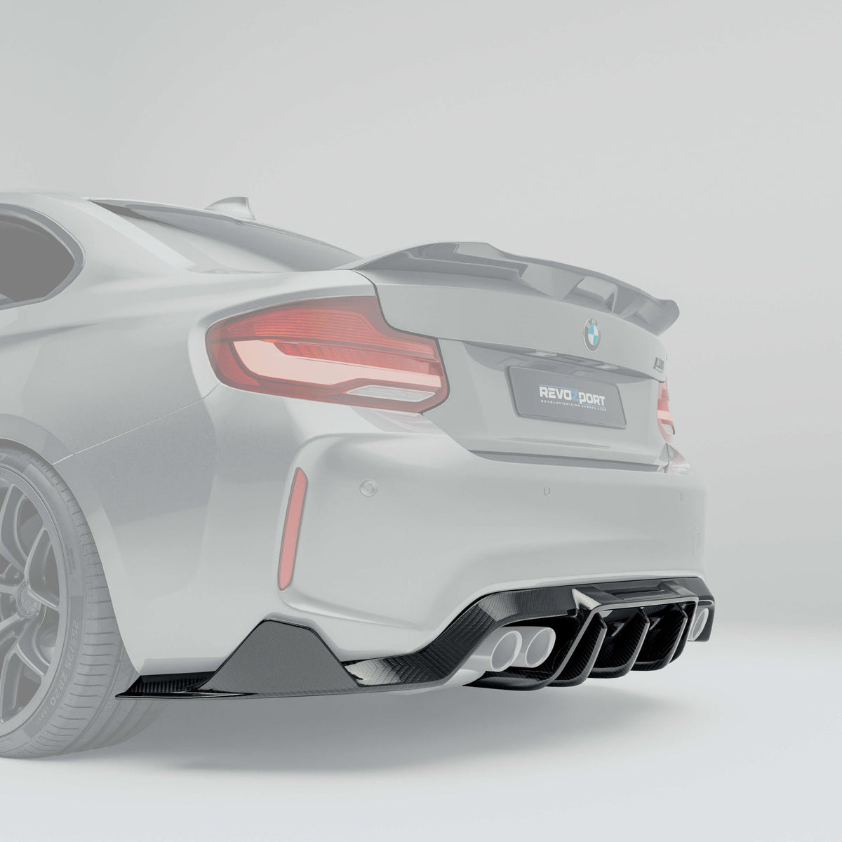 REVOZPORT - BMW M2 COMPETITION F87 CARBON FIBER REAR DIFFUSER - Aero Carbon UK