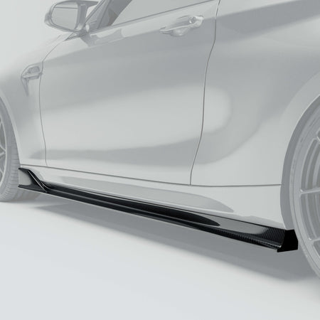 REVOZPORT - BMW M2 F87 CARBON FIBER SIDE SKIRTS - Aero Carbon UK