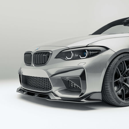 REVOZPORT - BMW M2 F87 N55 CARBON FIBER BUMPER INSERTS - Aero Carbon UK