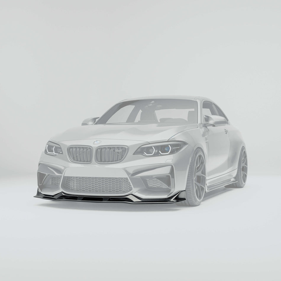 REVOZPORT - BMW M2 F87 N55 CARBON FIBER FRONT LIP - Aero Carbon UK