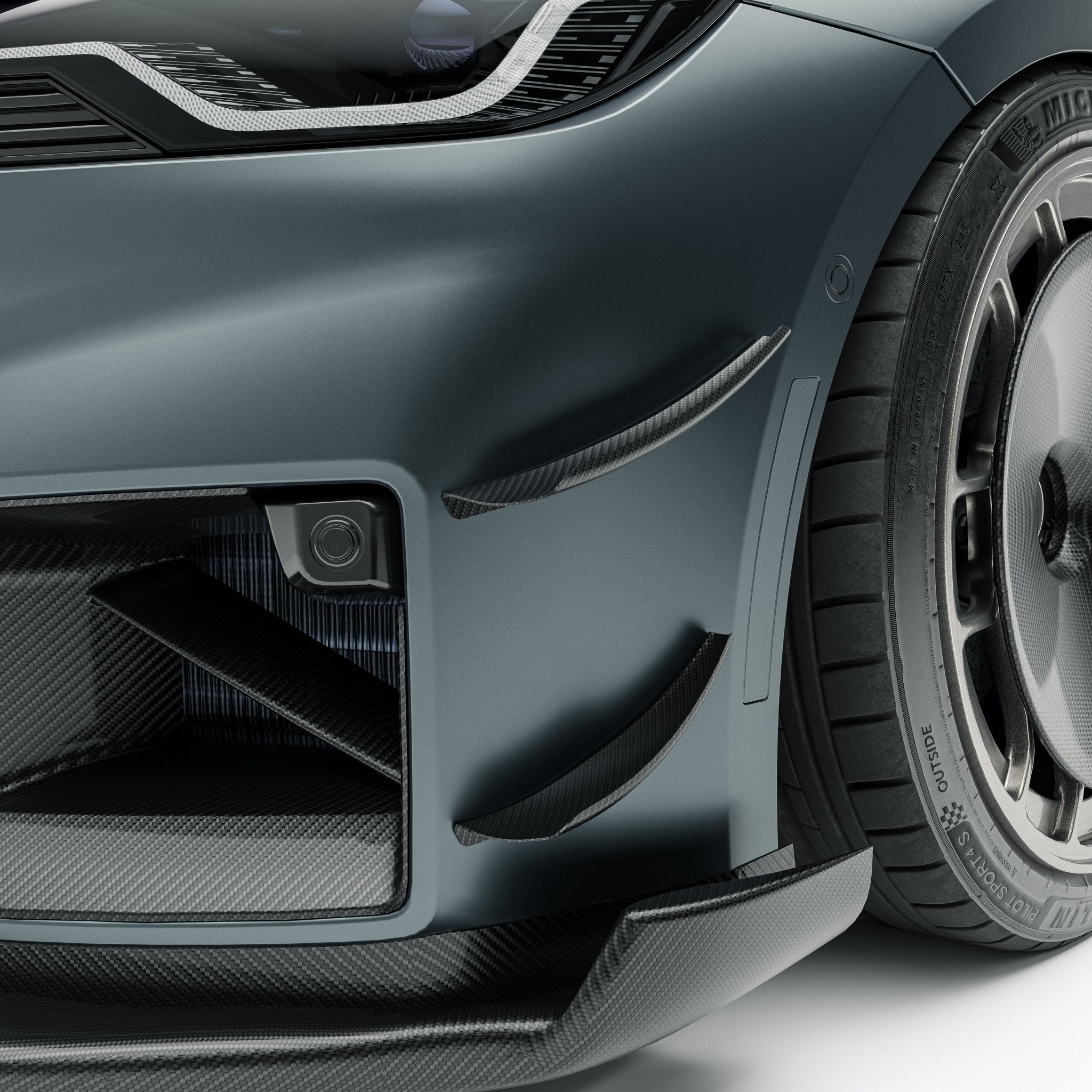 REVOZPORT - BMW M2 G87 CARBON FIBER FRONT CANARDS ( AERO KIT ) - Aero Carbon UK