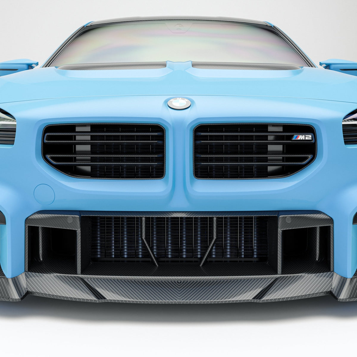 REVOZPORT - BMW M2 G87 CARBON FIBRE FRONT BUMPER TRIM - Aero Carbon UK
