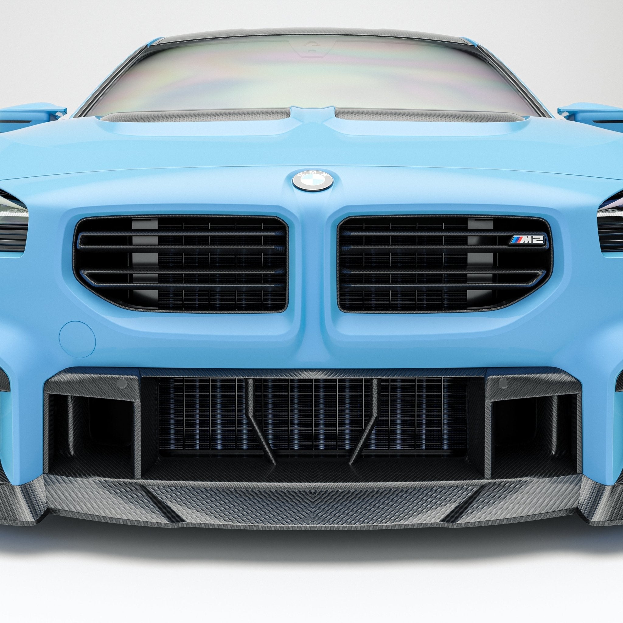 REVOZPORT - BMW M2 G87 CARBON FIBRE FRONT BUMPER TRIM - Aero Carbon UK