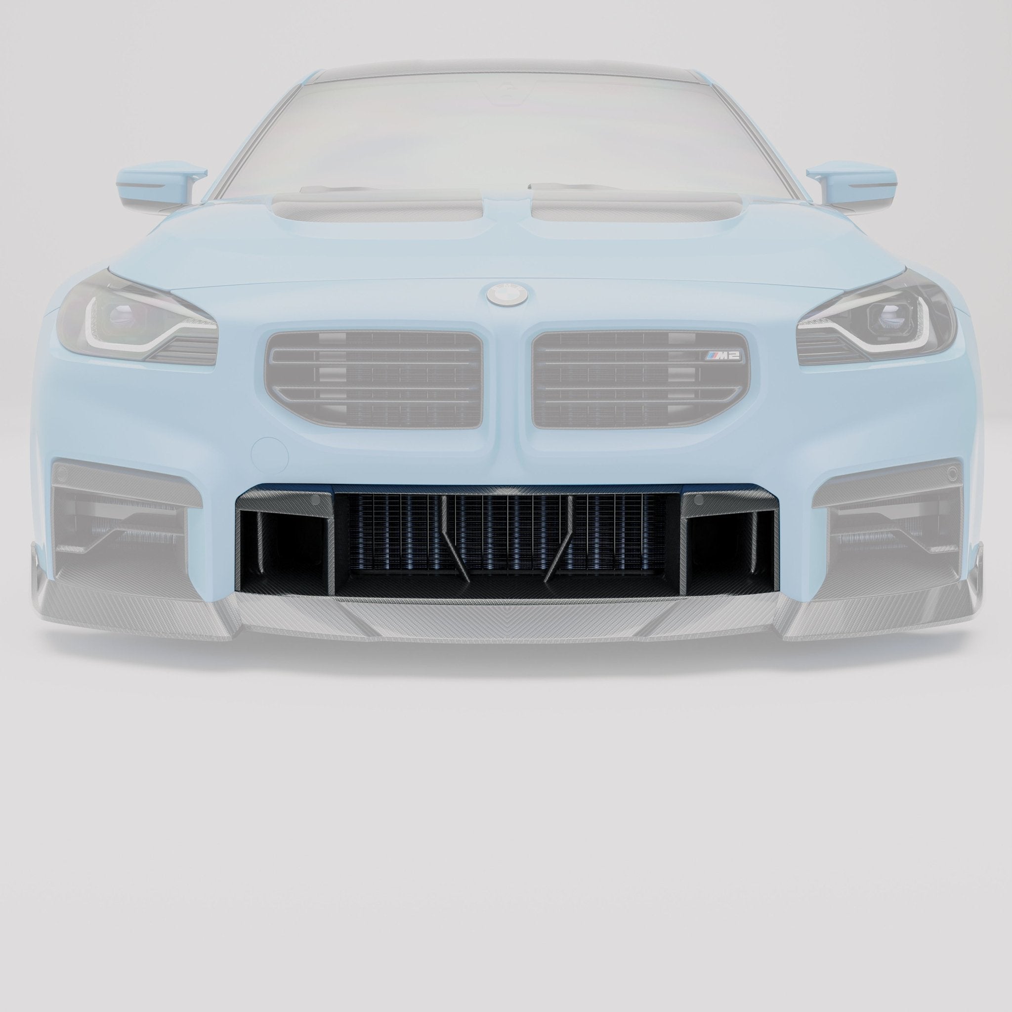 REVOZPORT - BMW M2 G87 CARBON FIBRE FRONT BUMPER TRIM - Aero Carbon UK