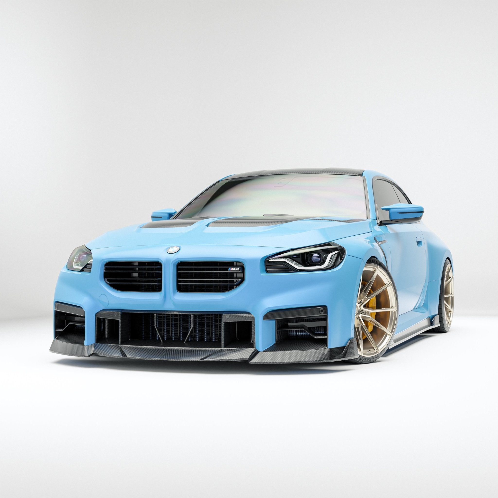 REVOZPORT - BMW M2 G87 CARBON FIBRE FRONT GRILLE - Aero Carbon UK