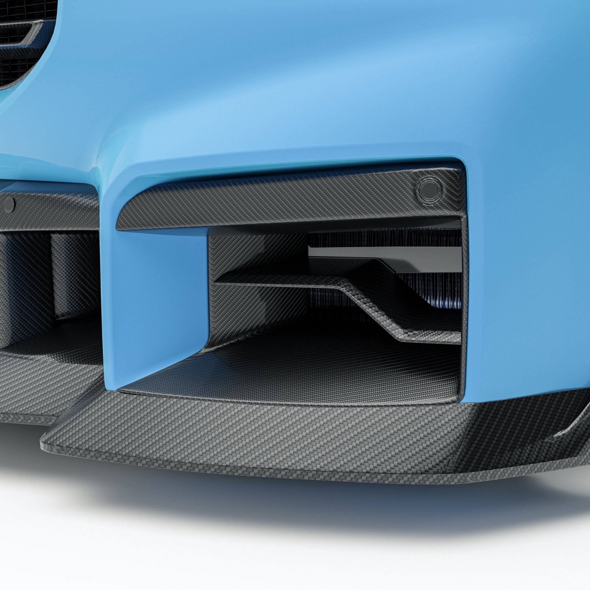 REVOZPORT - BMW M2 G87 CARBON FIBRE FRONT INLETS - Aero Carbon UK