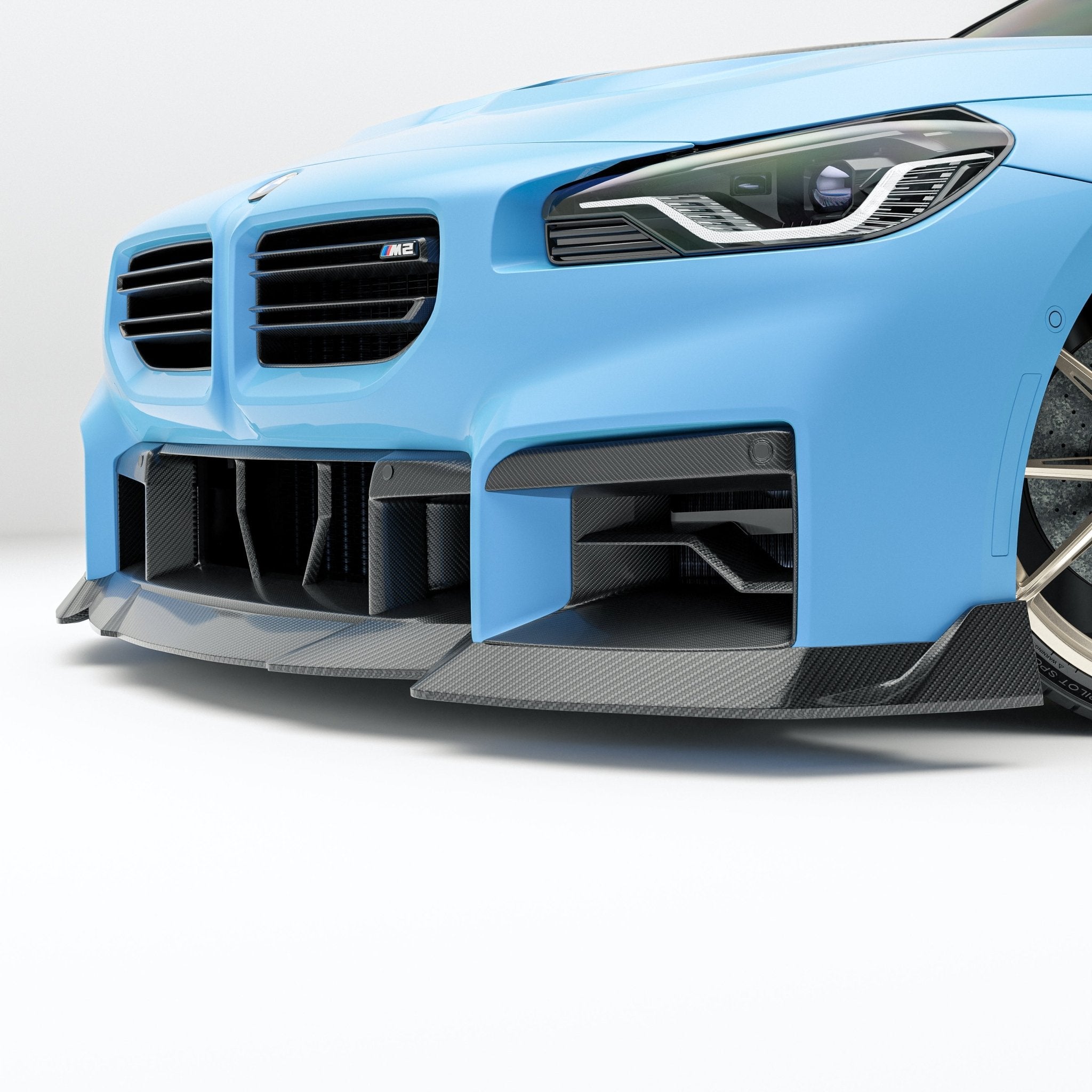 REVOZPORT - BMW M2 G87 CARBON FIBRE FRONT INLETS - Aero Carbon UK