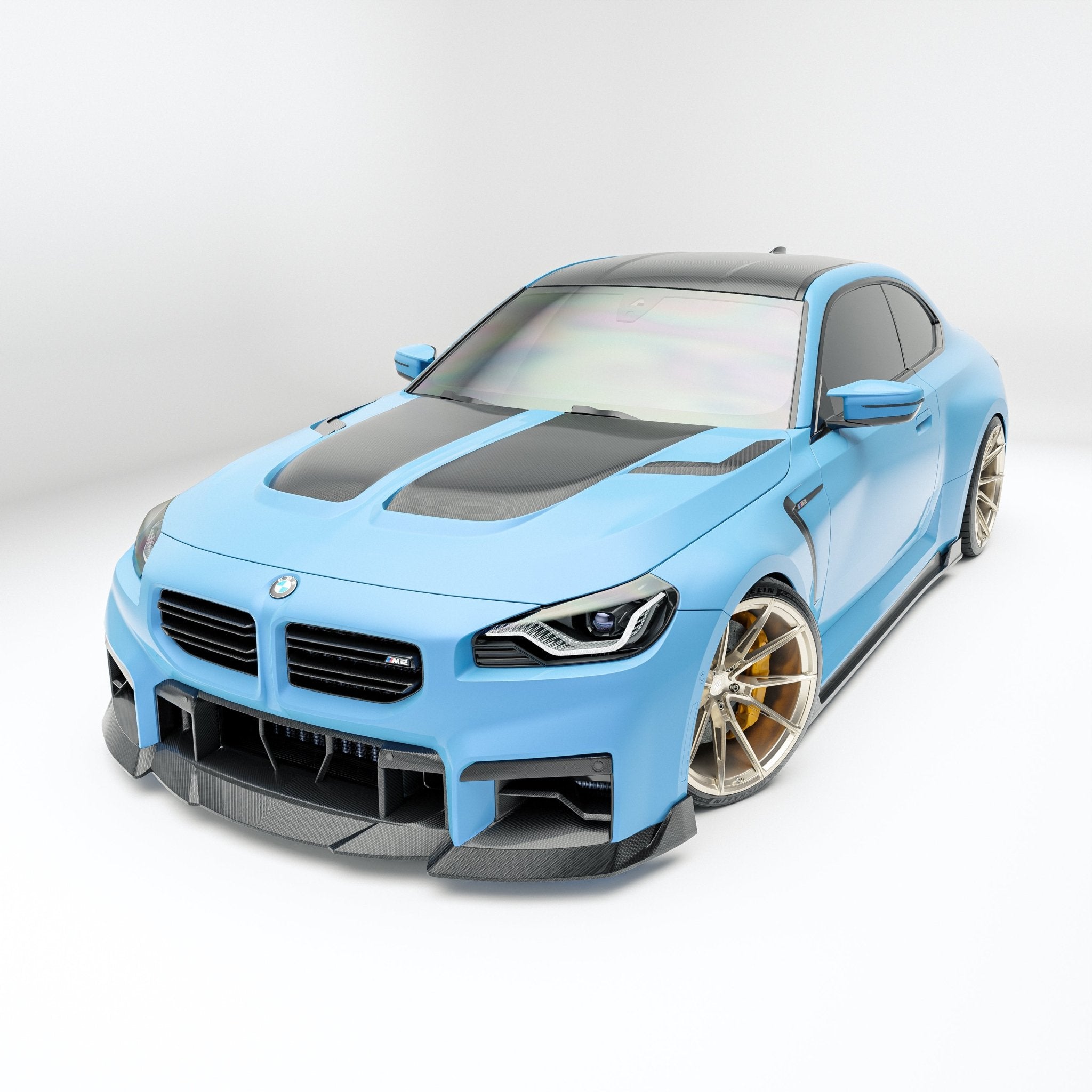 REVOZPORT - BMW M2 G87 CARBON FIBRE FRONT LIP - Aero Carbon UK