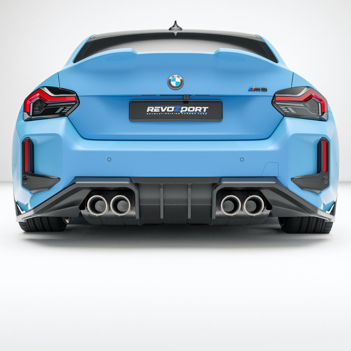 REVOZPORT - BMW M2 G87 CARBON FIBRE REAR DIFFUSER - Aero Carbon UK