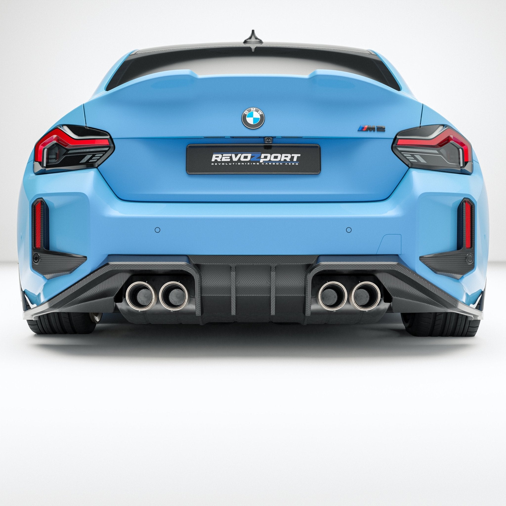 REVOZPORT - BMW M2 G87 CARBON FIBRE REAR DIFFUSER - Aero Carbon UK