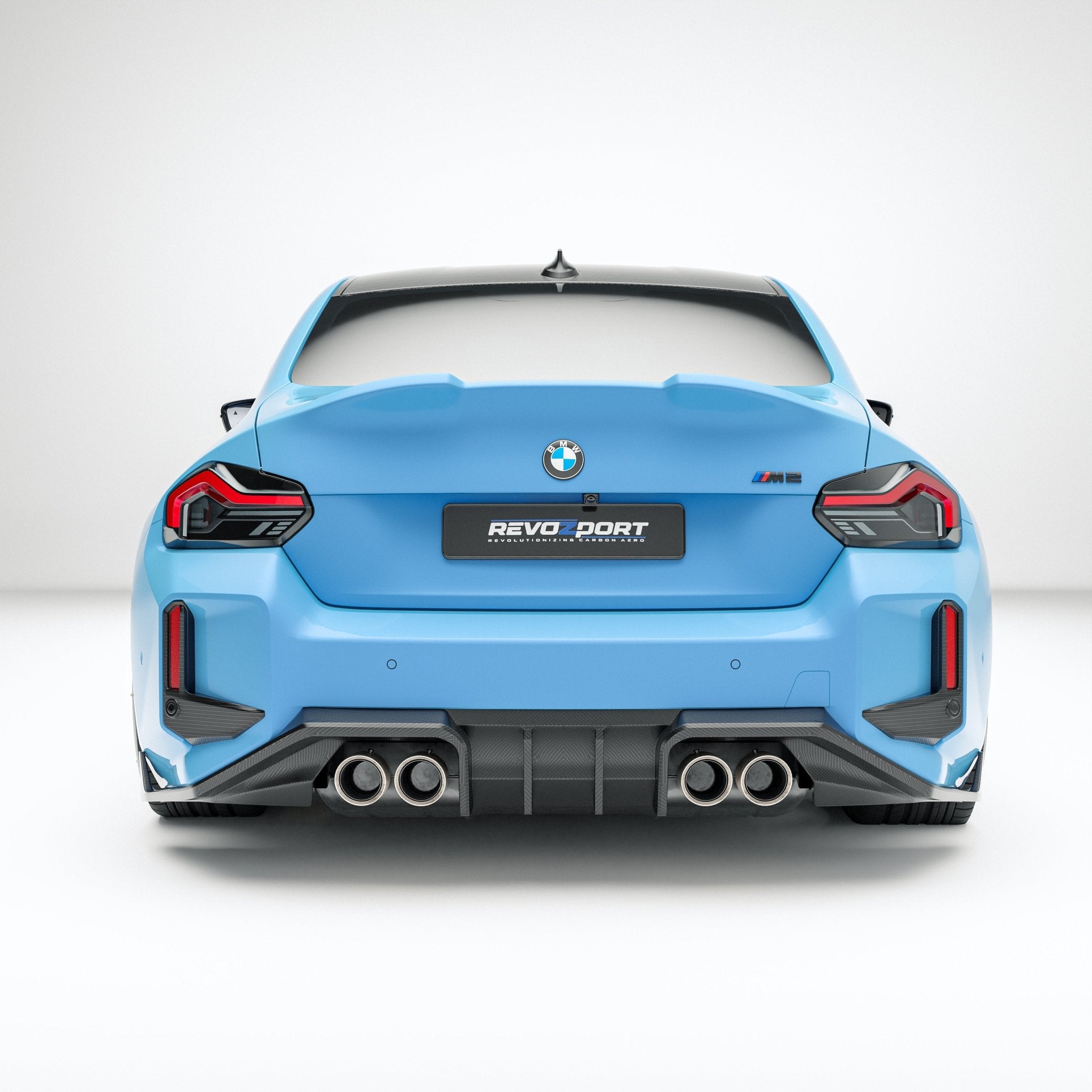 REVOZPORT - BMW M2 G87 CARBON FIBRE REAR DIFFUSER - Aero Carbon UK