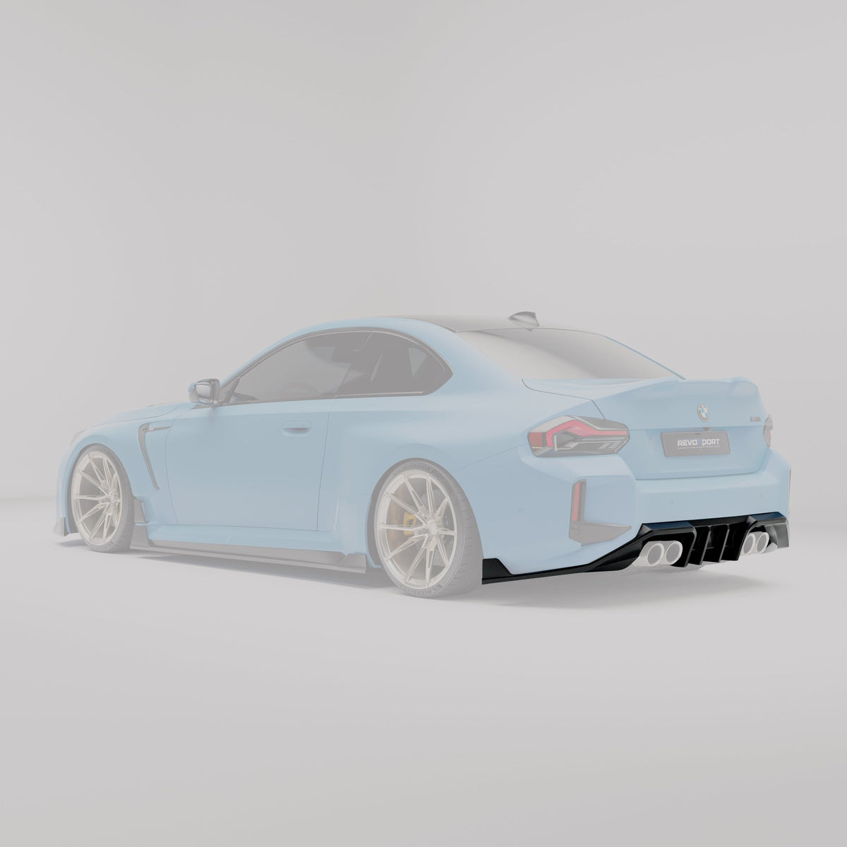 REVOZPORT - BMW M2 G87 CARBON FIBRE REAR DIFFUSER - Aero Carbon UK