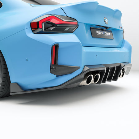 REVOZPORT - BMW M2 G87 CARBON FIBRE REAR DIFFUSER - Aero Carbon UK