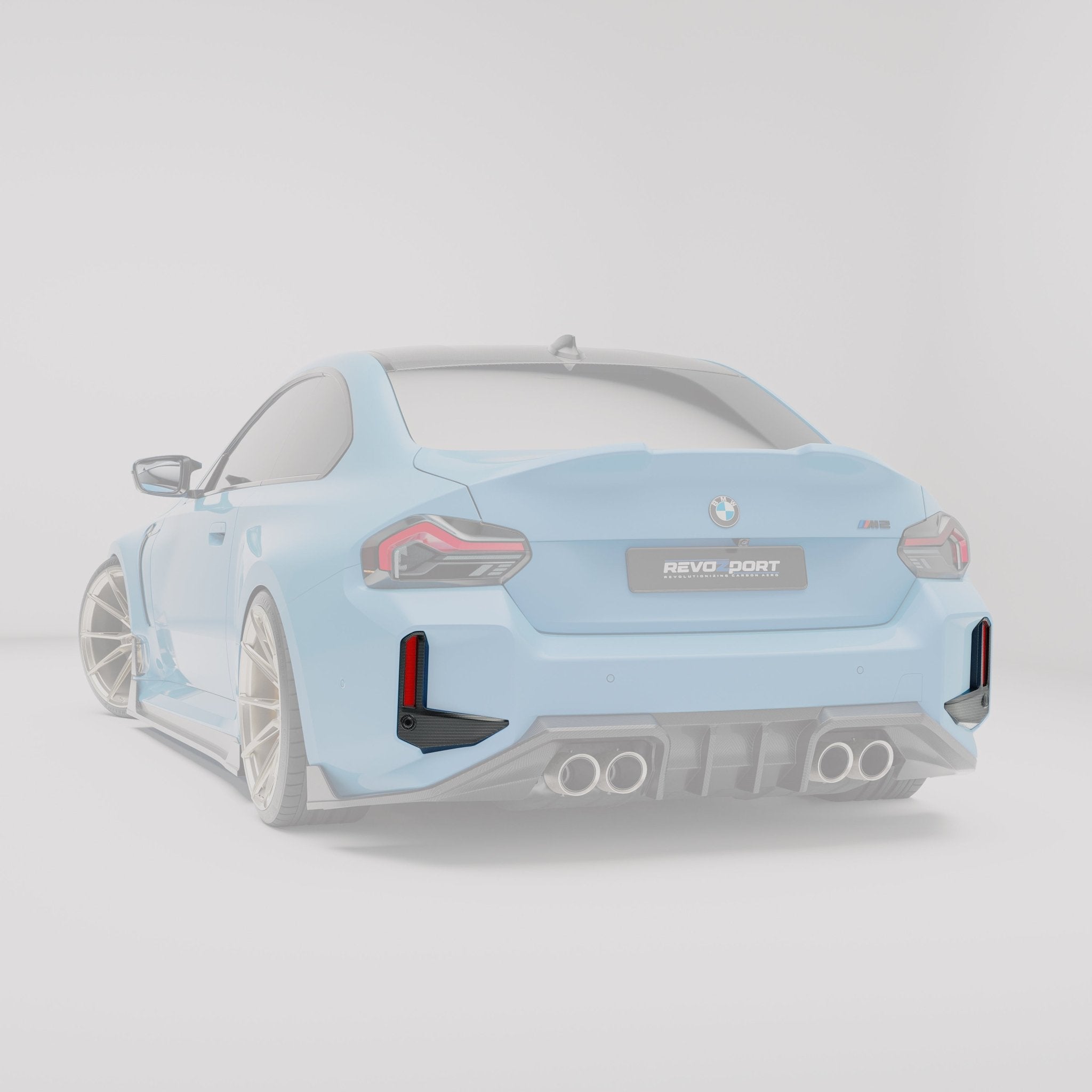 REVOZPORT - BMW M2 G87 CARBON FIBRE REAR VENTS - Aero Carbon UK