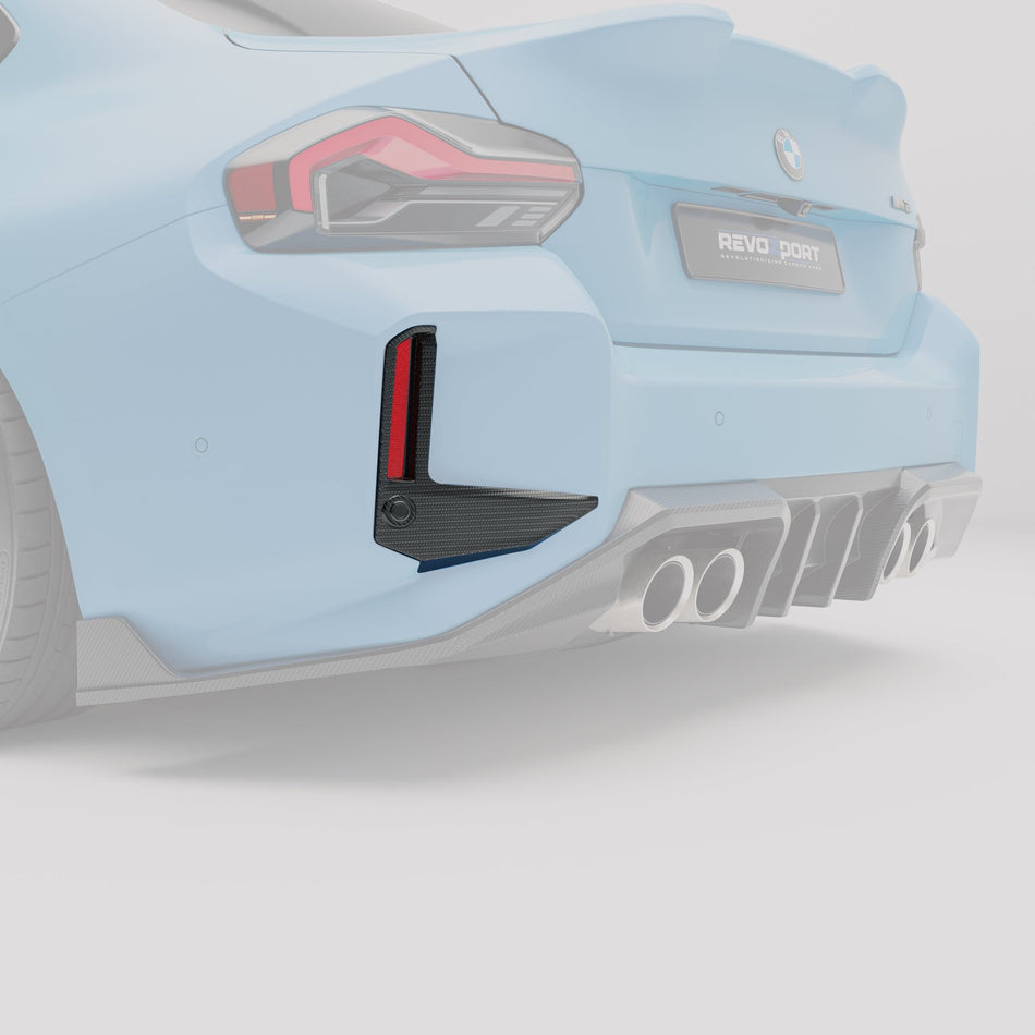 REVOZPORT - BMW M2 G87 CARBON FIBRE REAR VENTS - Aero Carbon UK