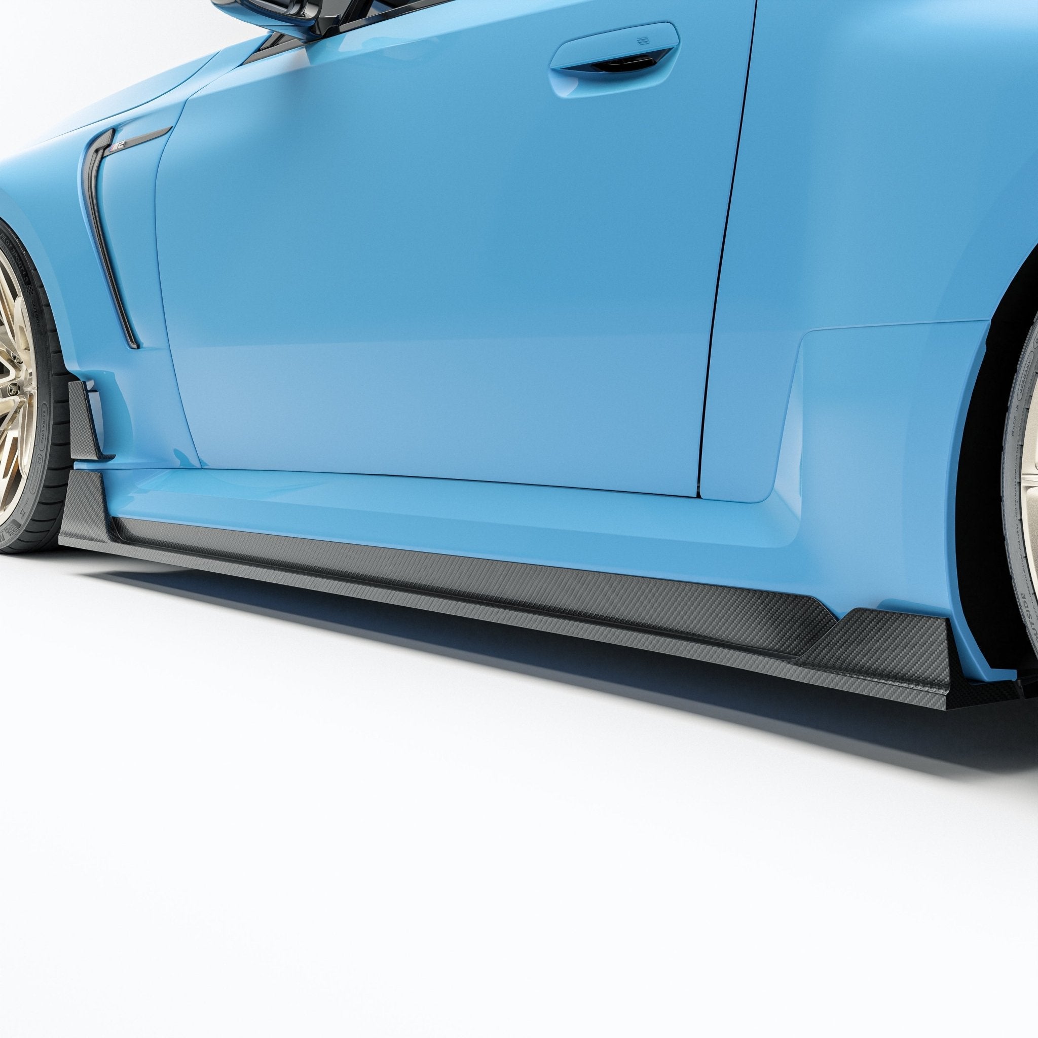 REVOZPORT - BMW M2 G87 CARBON FIBRE SIDE SKIRTS - Aero Carbon UK