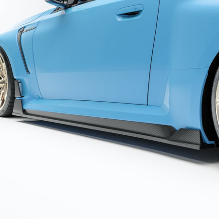 REVOZPORT - BMW M2 G87 CARBON FIBRE SIDE SKIRTS - Aero Carbon UK