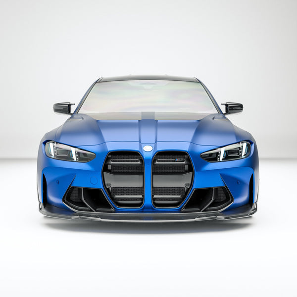REVOZPORT - BMW M3 G80 DRY CARBON FIBER FRONT BUMPER TRIM