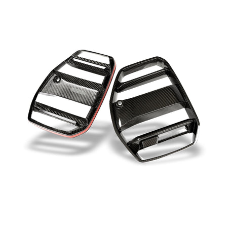REVOZPORT - BMW M3 G80 DRY CARBON FIBER FRONT GRILLE (WITHOUT ACC) - Aero Carbon UK