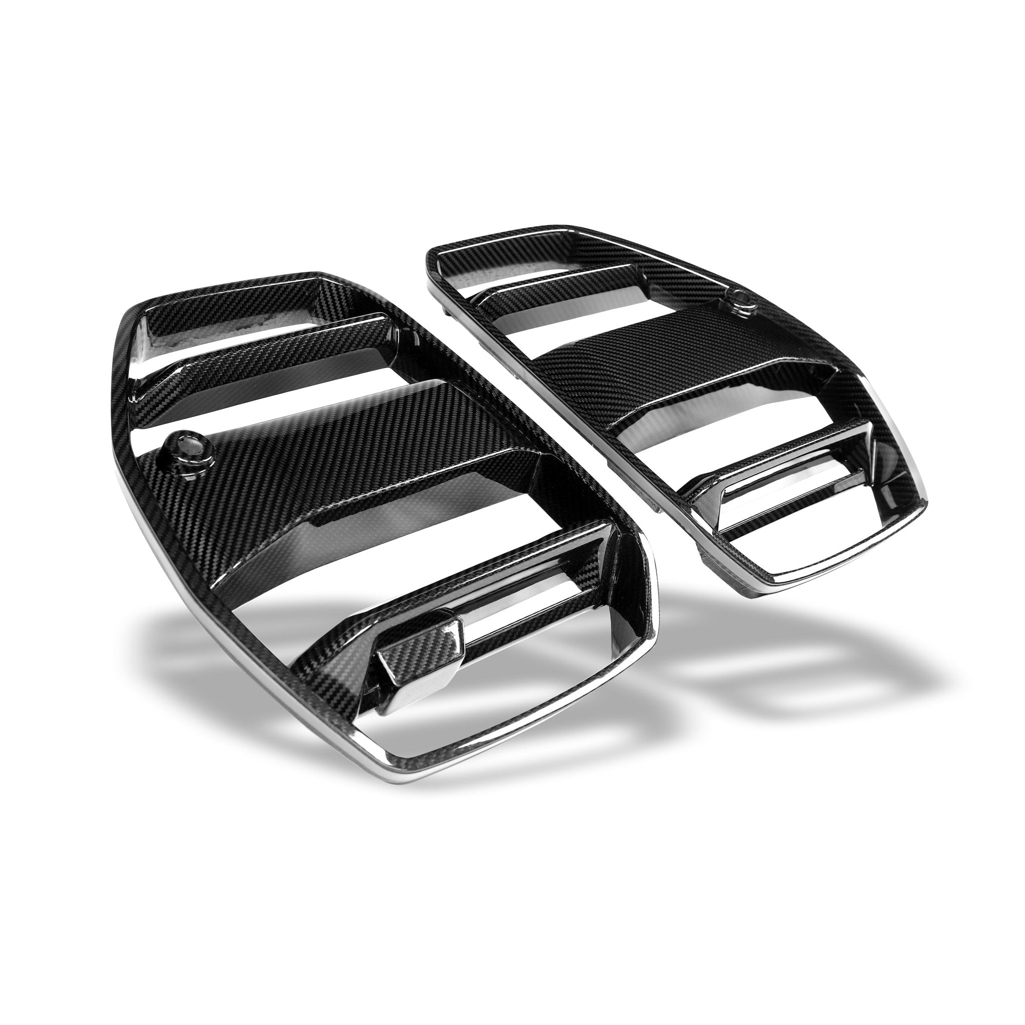 REVOZPORT - BMW M3 G80 DRY CARBON FIBER FRONT GRILLE (WITHOUT ACC) - Aero Carbon UK