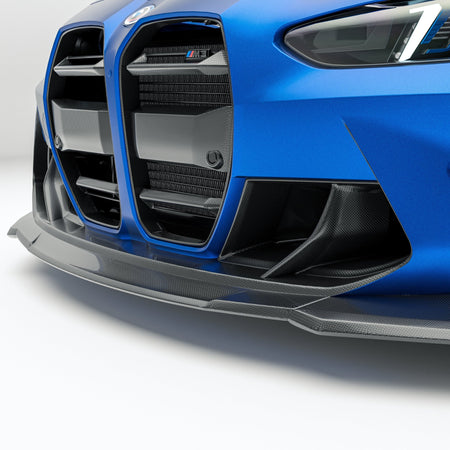 REVOZPORT - BMW M3 G80 DRY CARBON FIBER FRONT GRILLE (WITHOUT ACC) - Aero Carbon UK