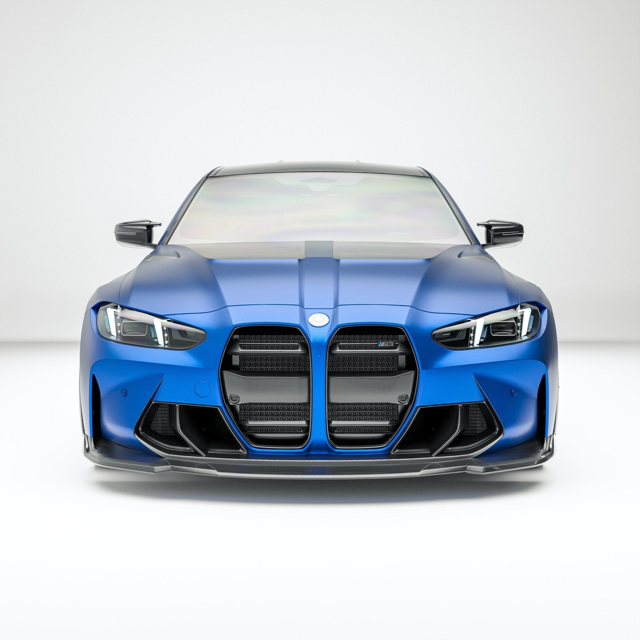 REVOZPORT - BMW M3 G80 DRY CARBON FIBER FRONT GRILLE (WITHOUT ACC) - Aero Carbon UK
