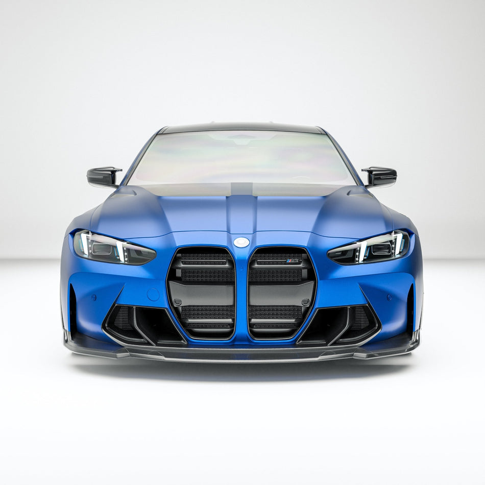 REVOZPORT - BMW M3 G80 DRY CARBON FIBER FRONT GRILLE (WITHOUT ACC) - Aero Carbon UK