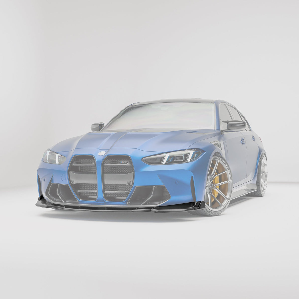 REVOZPORT - BMW M3 G80 DRY CARBON FIBER FRONT LIP - Aero Carbon UK