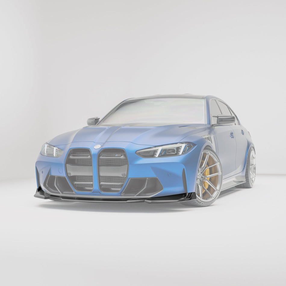 REVOZPORT - BMW M3 G80 DRY CARBON FIBER FRONT LIP - Aero Carbon UK