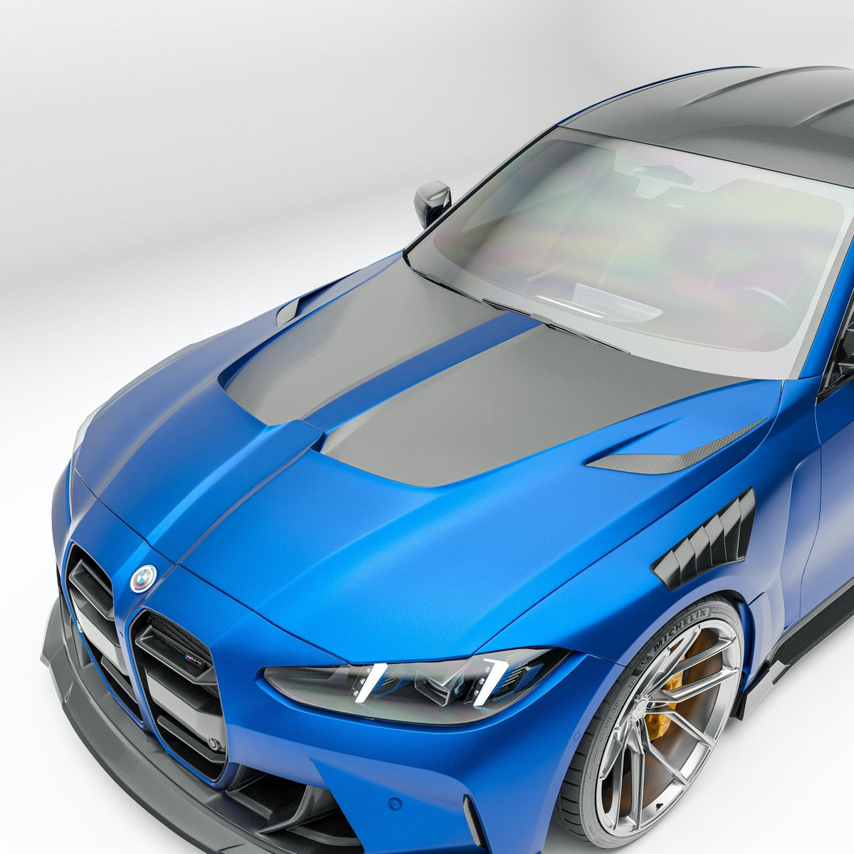 REVOZPORT - BMW M3 G80 DRY CARBON FIBER HOOD BONNET - Aero Carbon UK