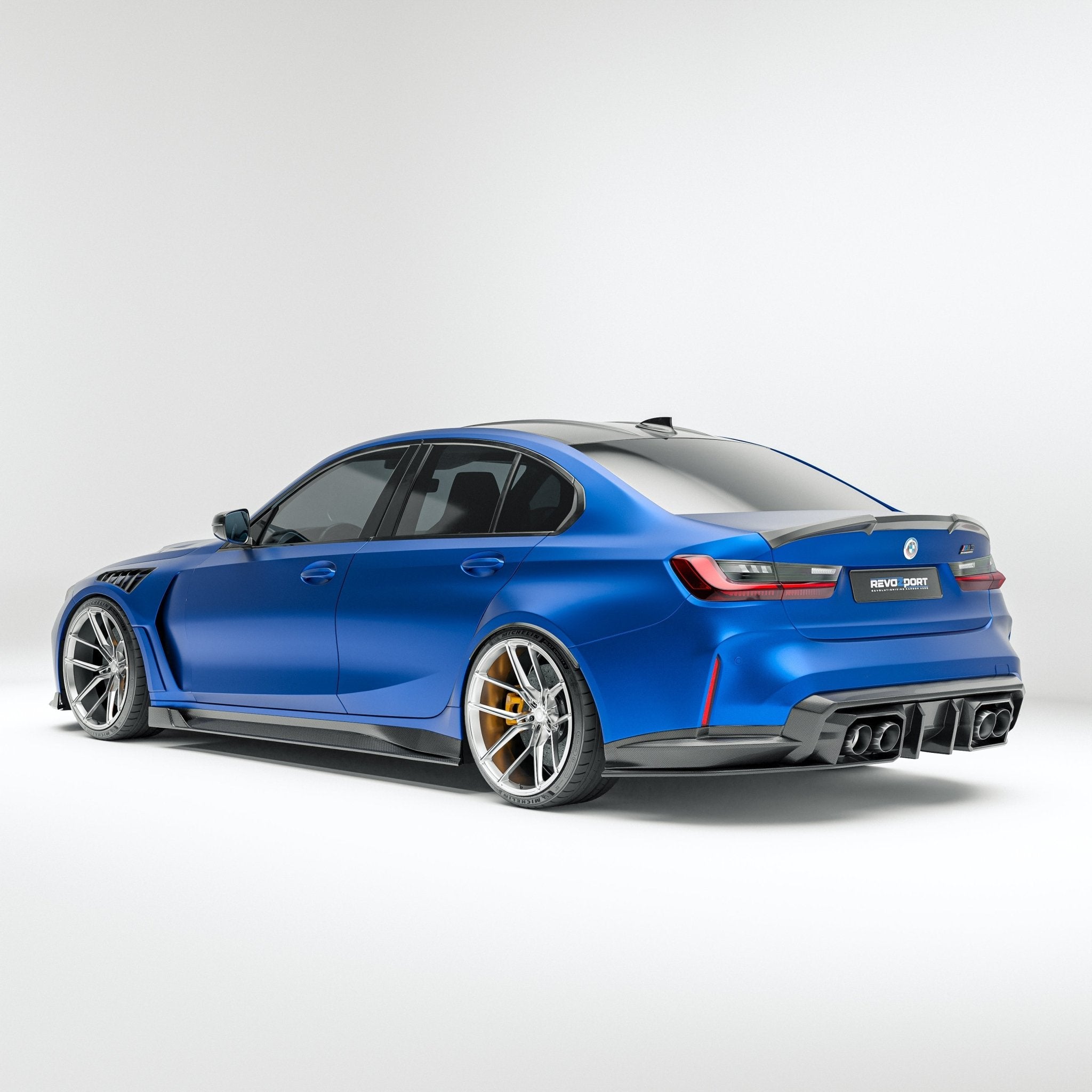REVOZPORT - BMW M3 G80 DRY CARBON FIBER SIDE FENDERS - Aero Carbon UK