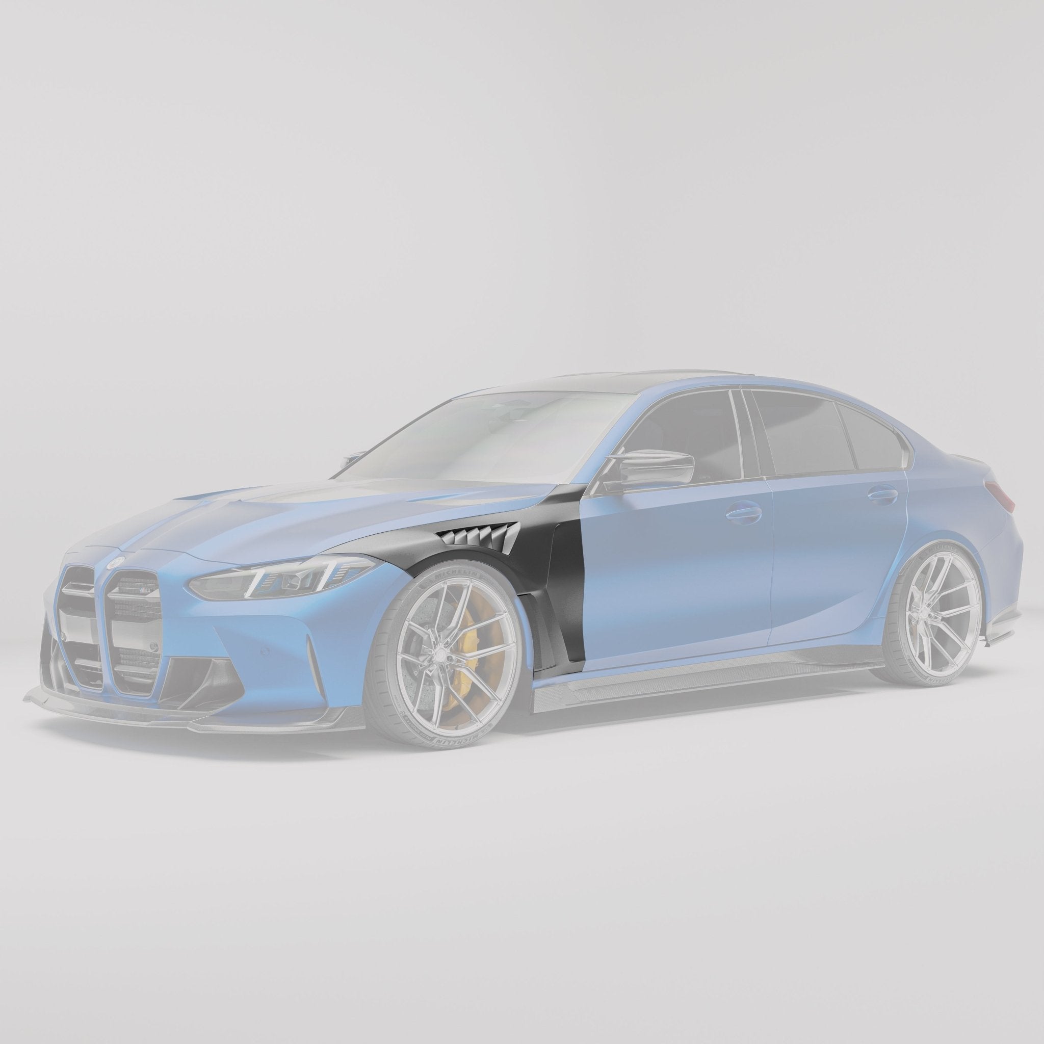 REVOZPORT - BMW M3 G80 DRY CARBON FIBER SIDE FENDERS - Aero Carbon UK