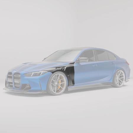 REVOZPORT - BMW M3 G80 DRY CARBON FIBER SIDE FENDERS - Aero Carbon UK